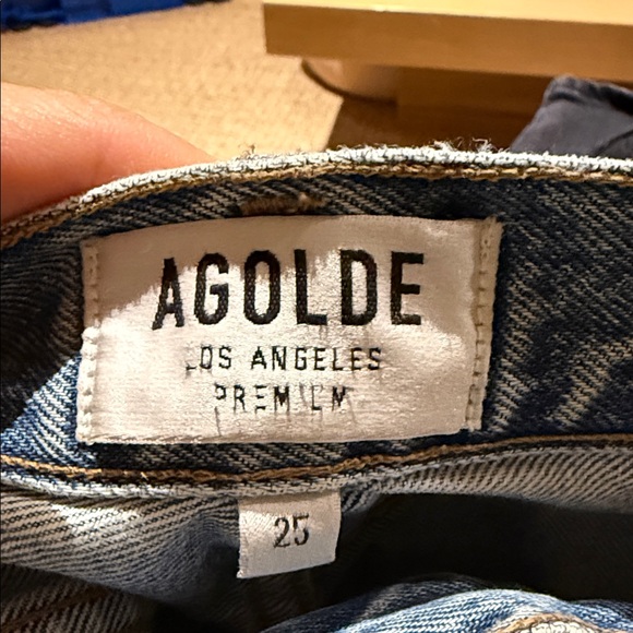 Agolde Riley High Rise Straight Crop - Picture 4 of 4